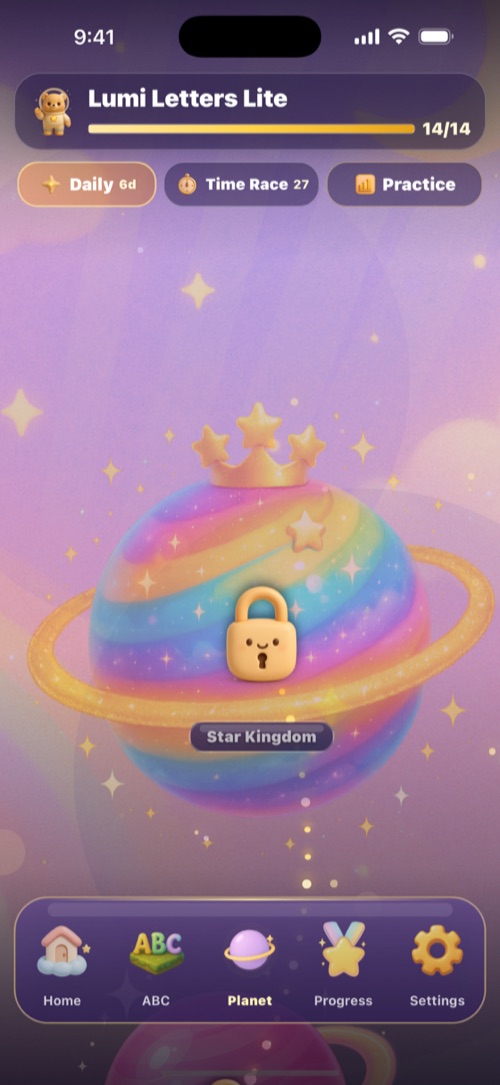 Lumi Letters Lite: ABC Kids screenshot