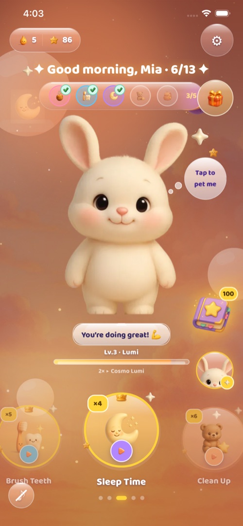 Lumi Mission Planet: Routines screenshot