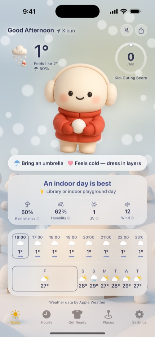 Lumi Weather: Family Forecast screenshot