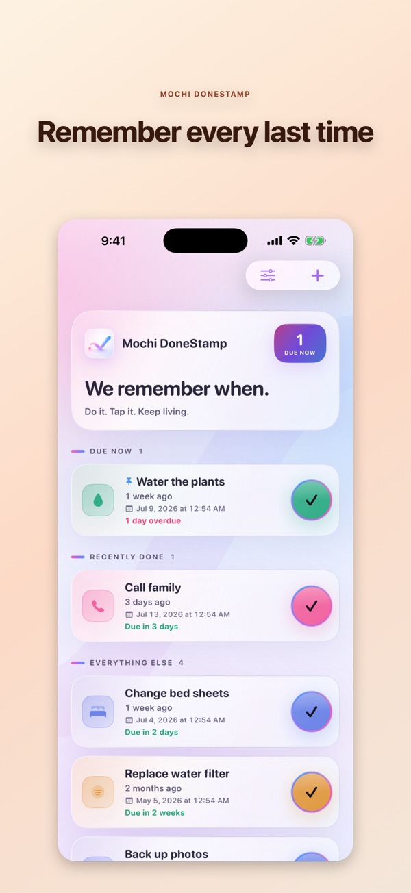 Mochi DoneStamp: Last Time screenshot