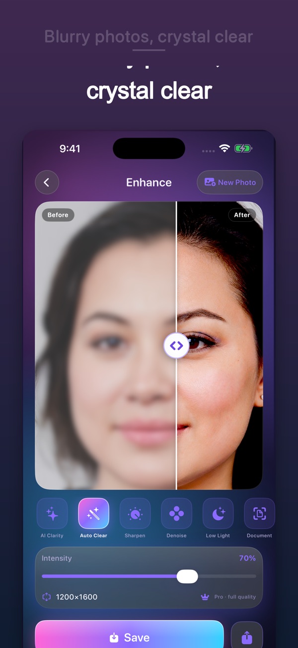 Unblurry Pro: Unblur & HD screenshot