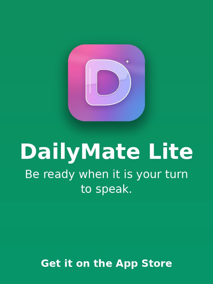 DailyMate Lite: 바로 쓰는 한마디