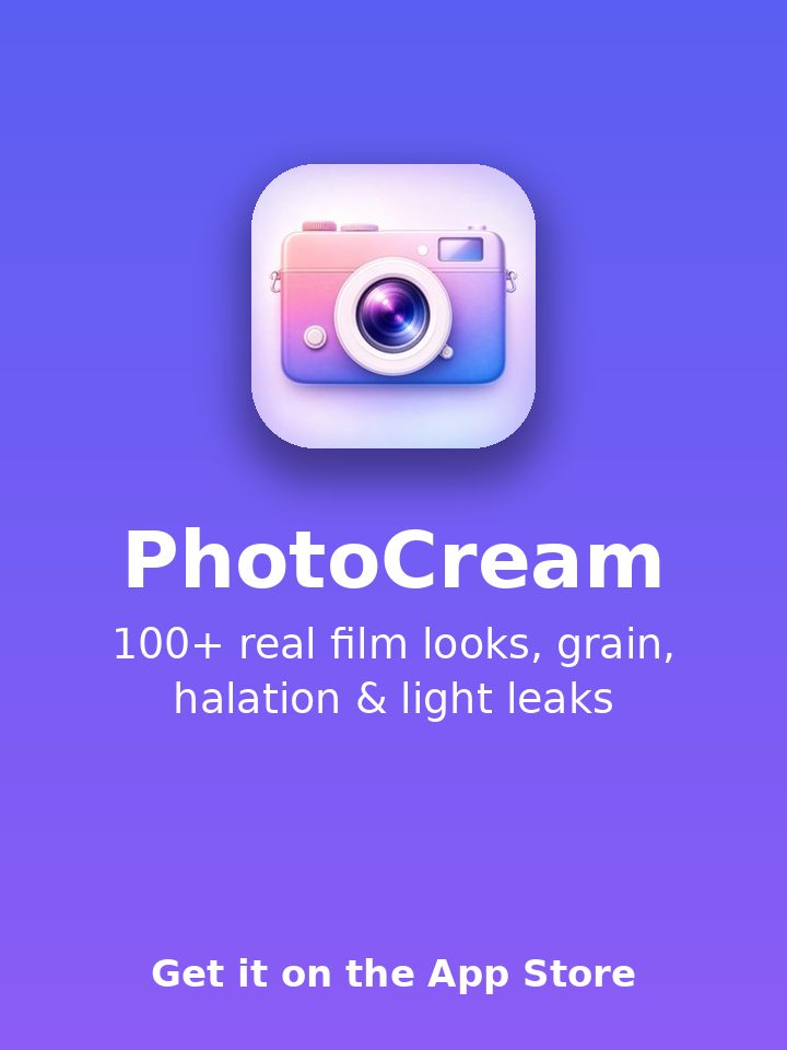 PhotoCream Pro：필름 필터·감성 보정