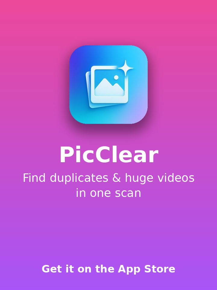 PicClear Pro：사진 정리·중복 삭제