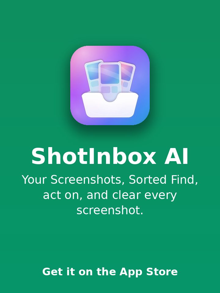 ShotInbox AI: Sort Screenshots