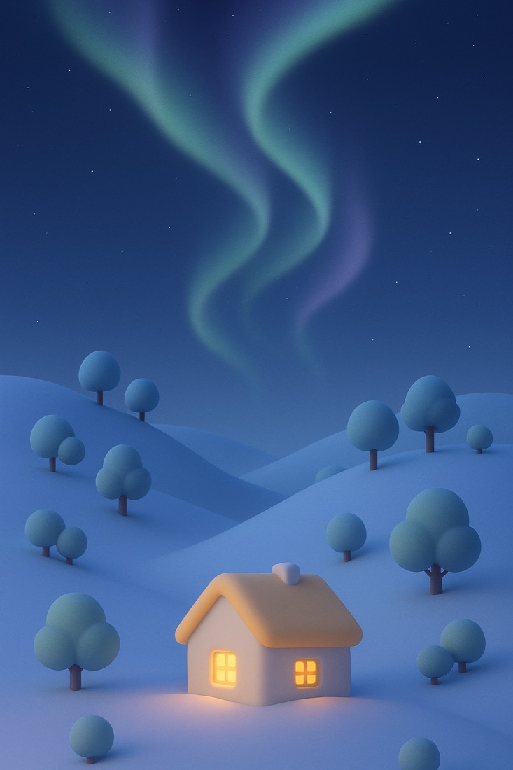 Aurora scene