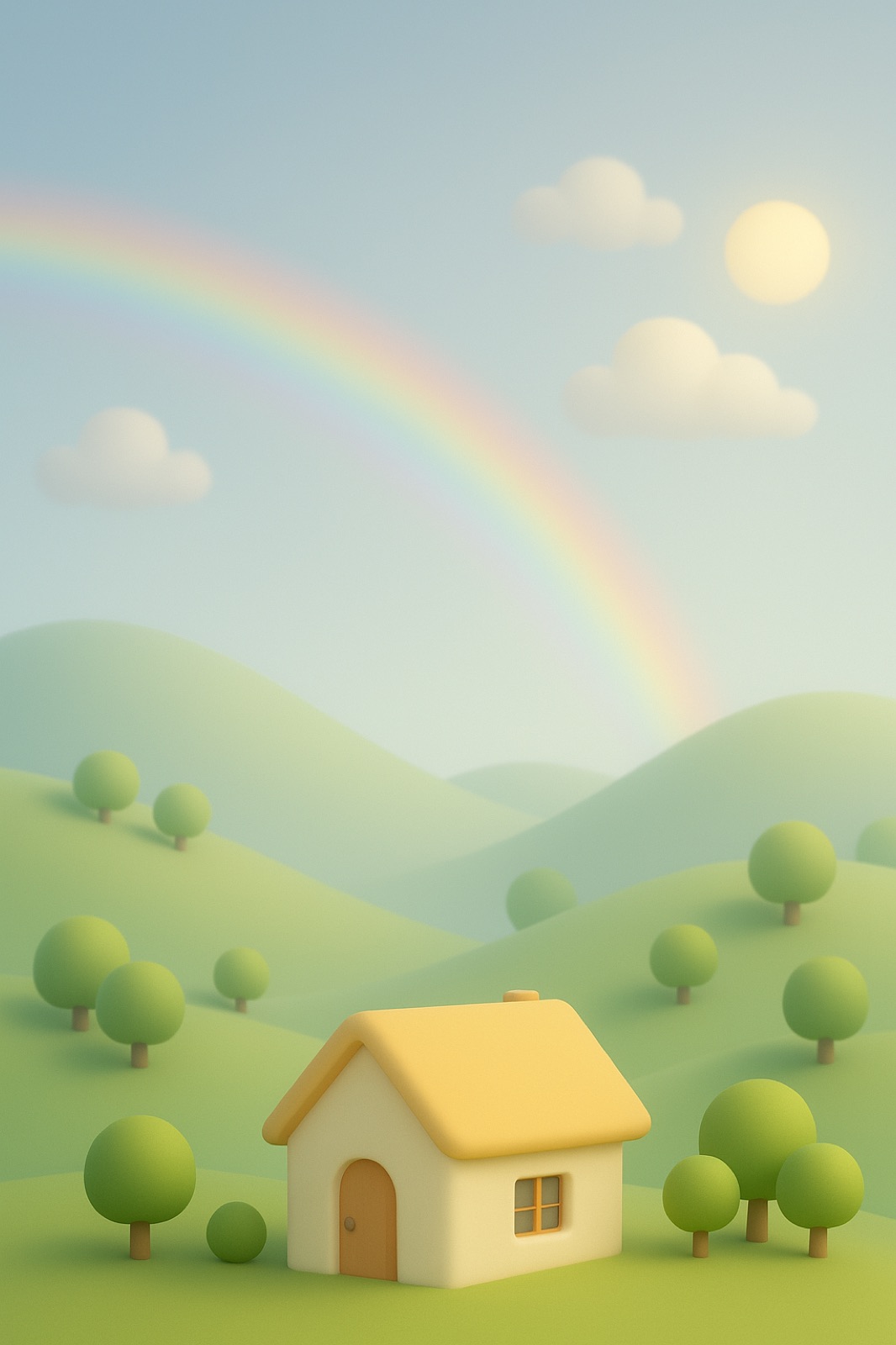 Rainbow scene