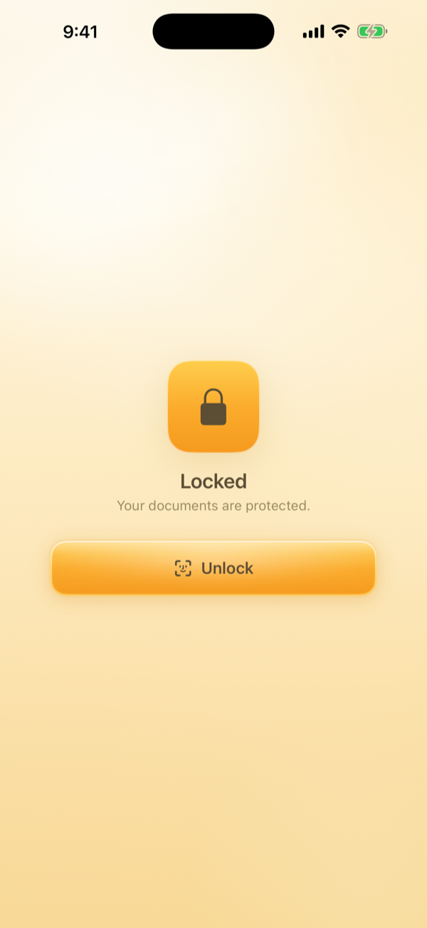 Face ID lock